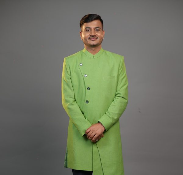 Lime Green Indo-Western Set